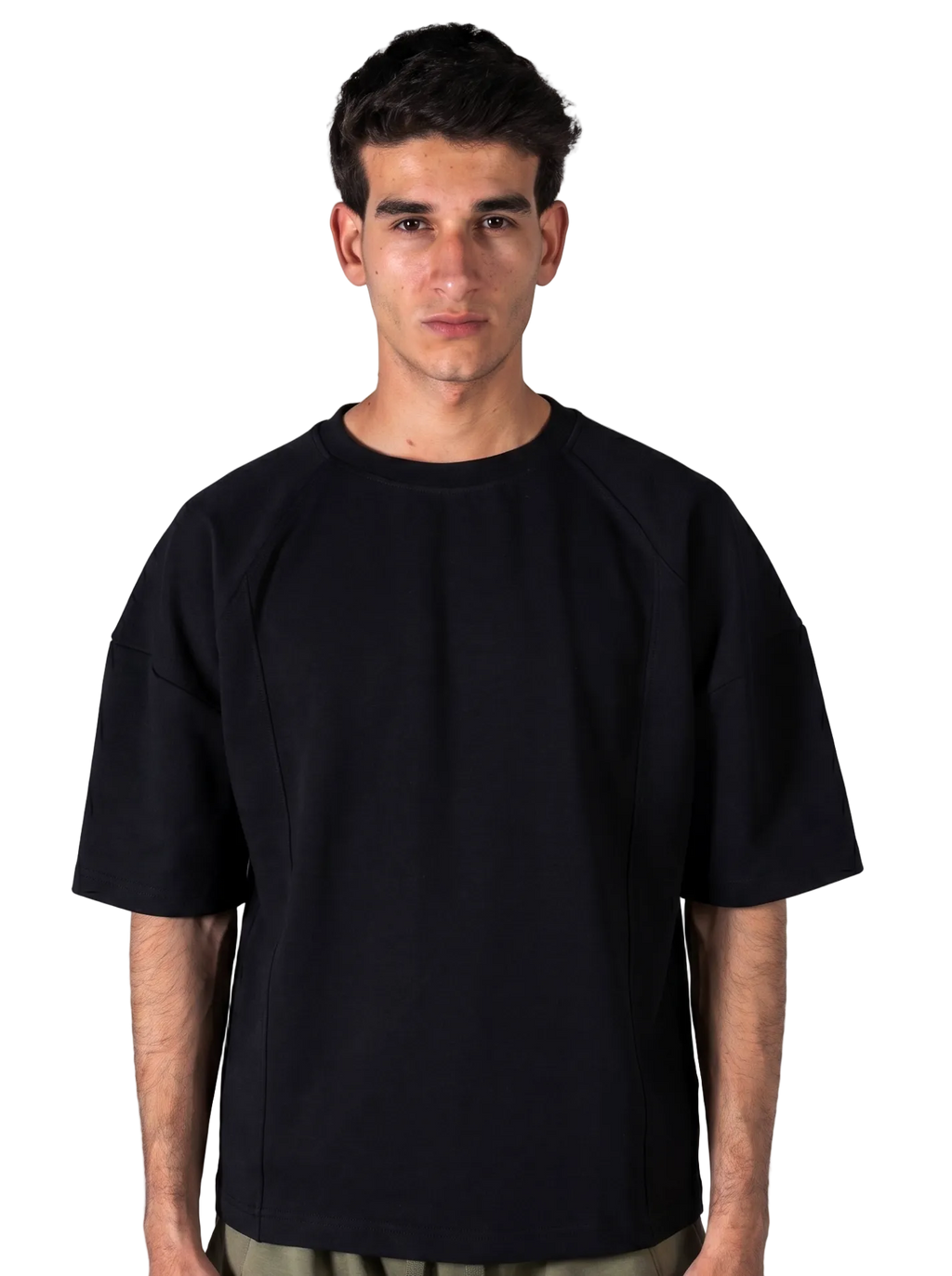 SIGNAL Oversized Tee — Black