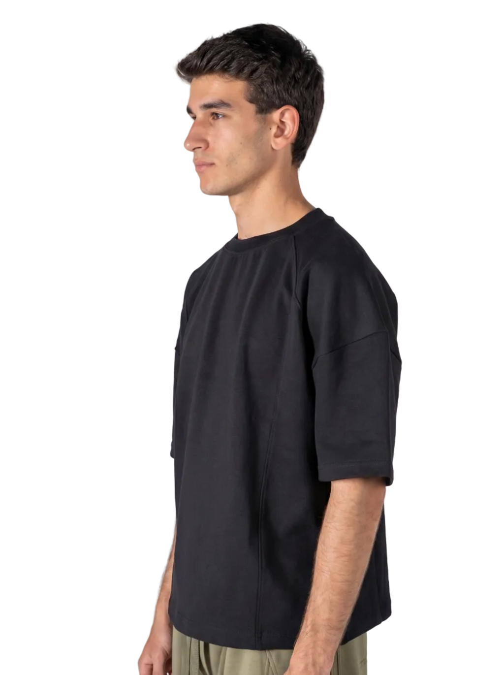 SIGNAL Oversized Tee — Black