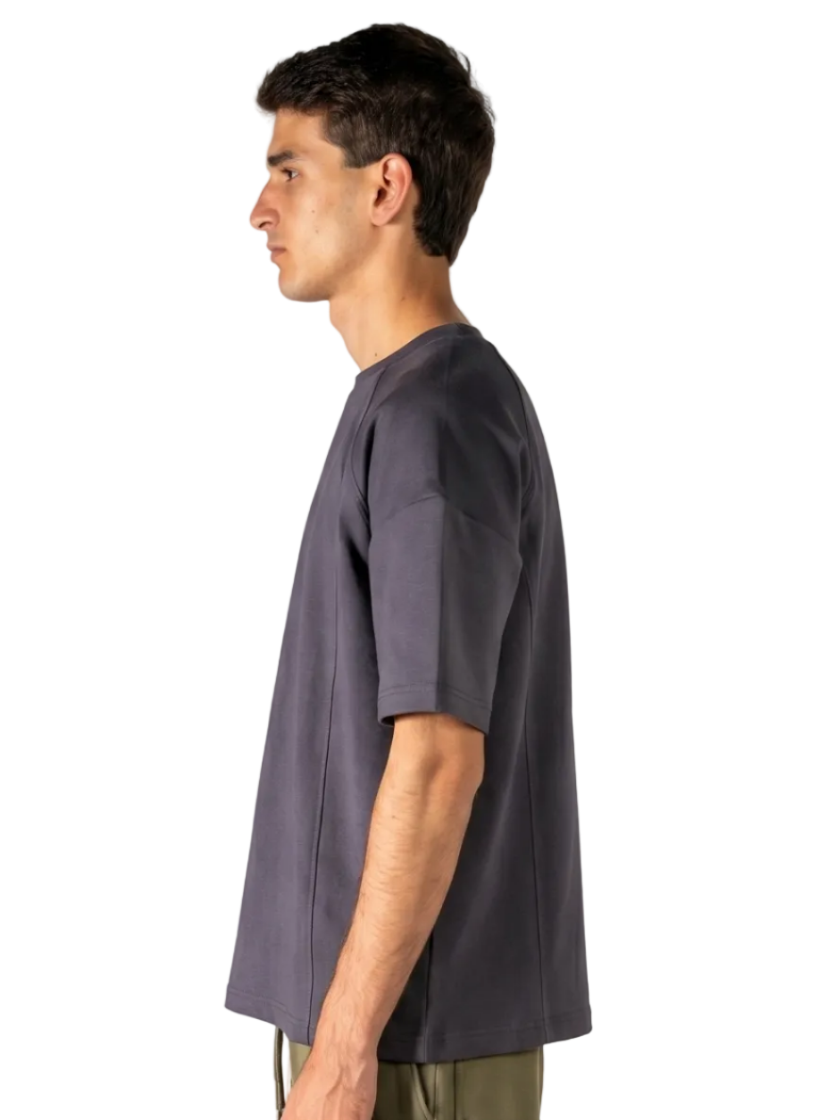 SIGNAL Oversized Tee — Charcoal