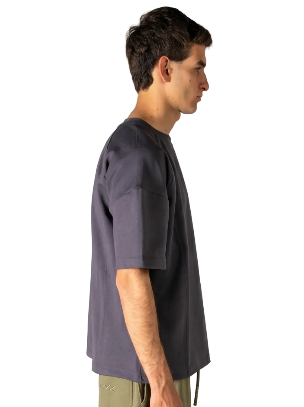 SIGNAL Oversized Tee — Charcoal