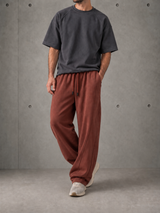 SIGNAL Relaxed Pant — Rust Brown