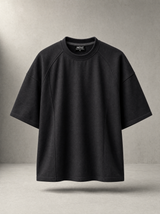SIGNAL Oversized Tee — Black