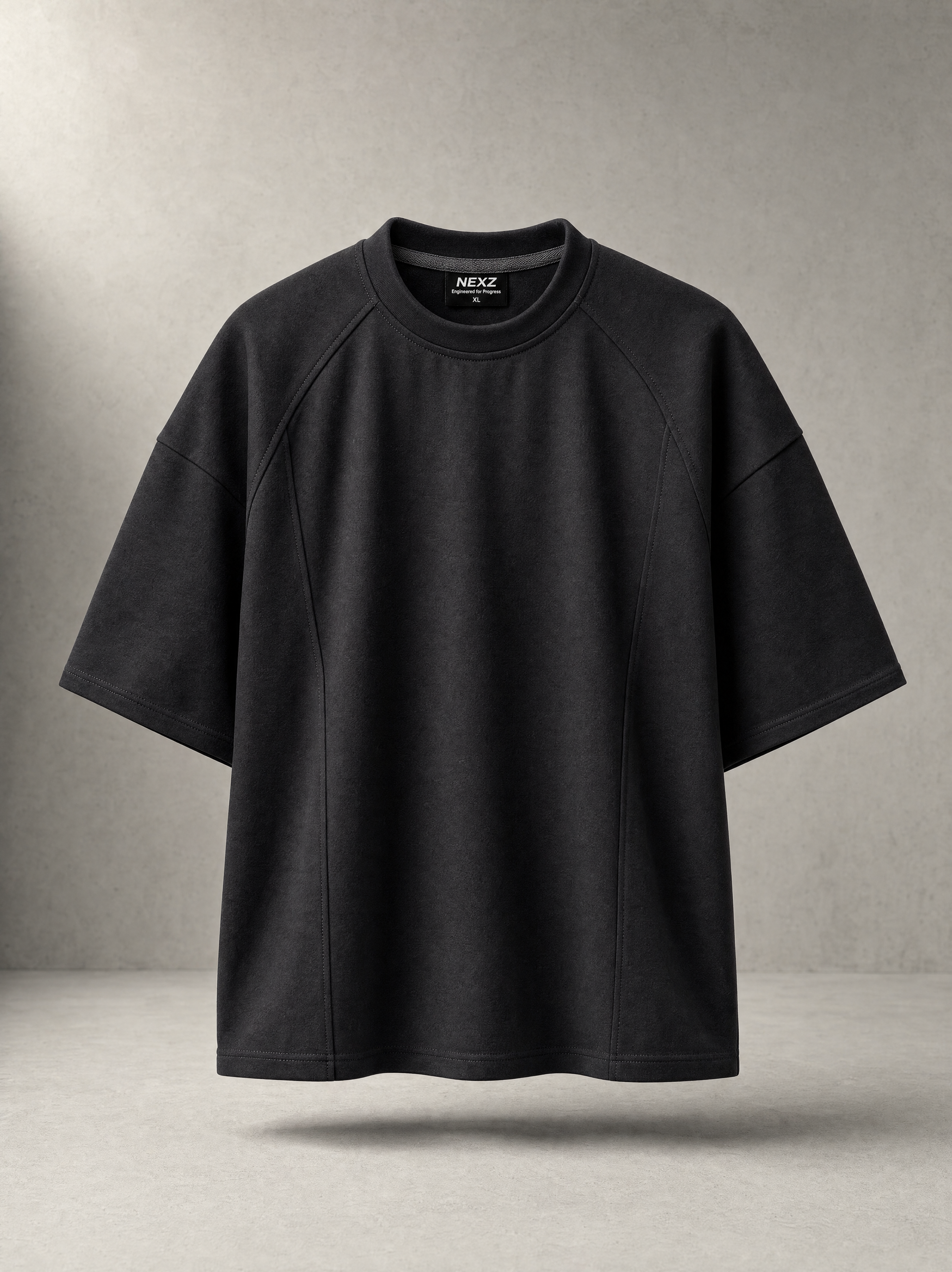SIGNAL Oversized Tee — Black