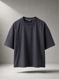 SIGNAL Oversized Tee — Charcoal