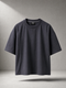 SIGNAL Oversized Tee — Charcoal