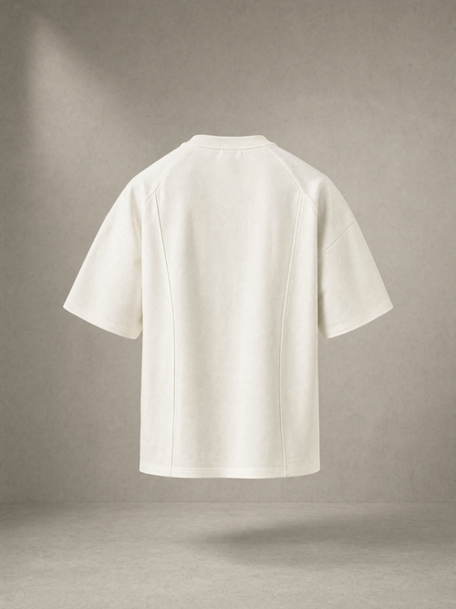 SIGNAL Oversized Tee — Off-White